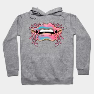 glitter splash lips Hoodie